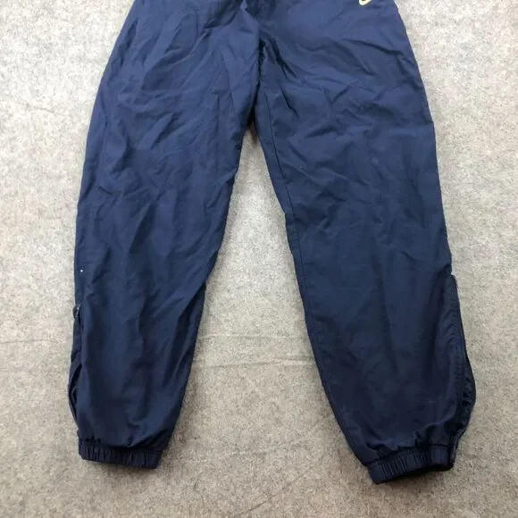 Vintage NIKE Pants Men Large Blue Windbreaker Track Embroidered Warm Up Y2K * - Picture 2 of 14